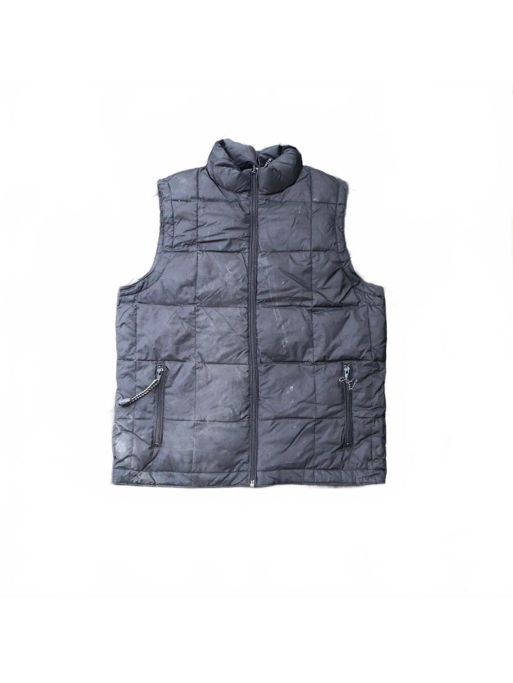 GAP Men's Black Quilted Down Puffer Vest Jacket XL